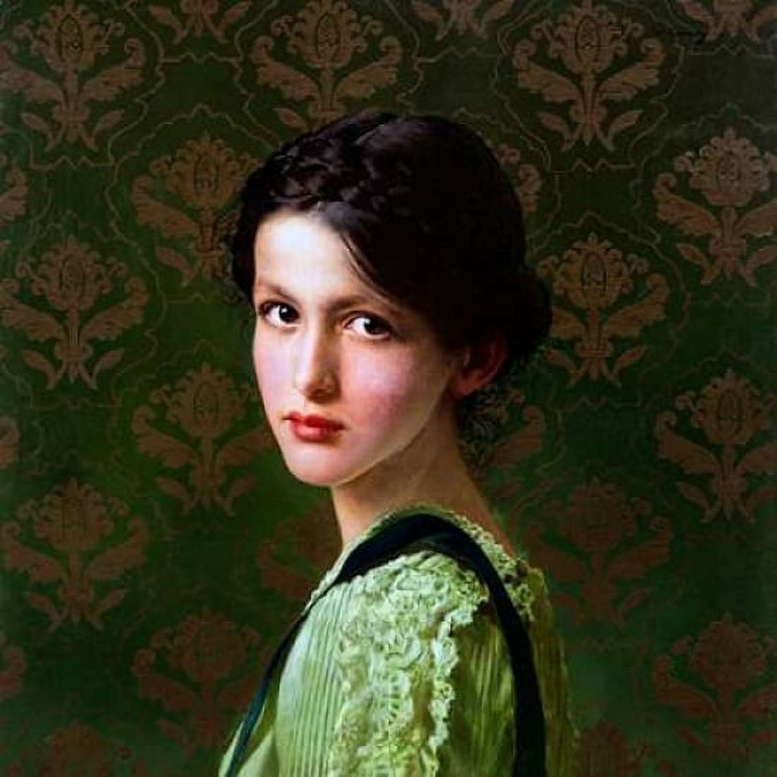 Paolina Clelia Silvia Bondi Canvas Art - Vittorio Matteo Corcos (24 x 24)