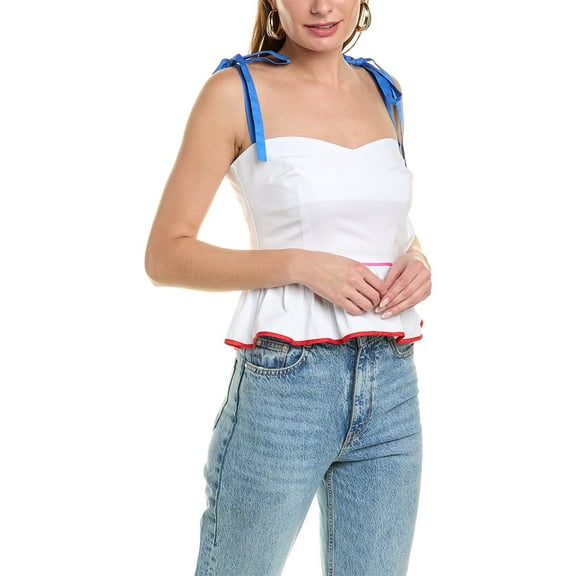 Paolita womens  Malena Top, 10, White