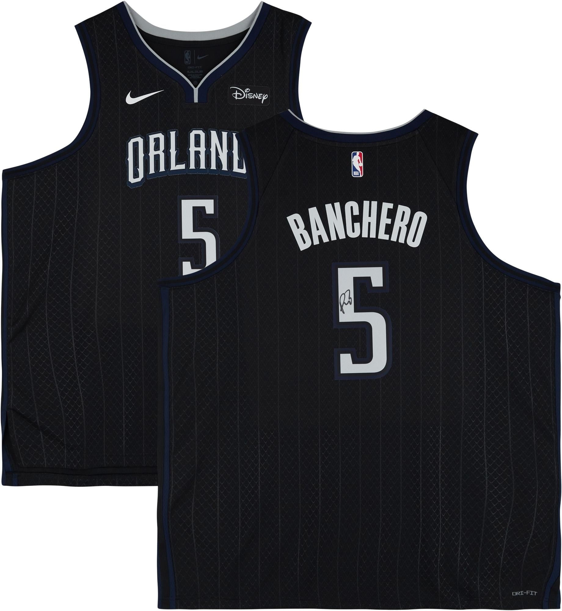Paolo Banchero Orlando Magic Autographed Black 2022-2023 City Edition