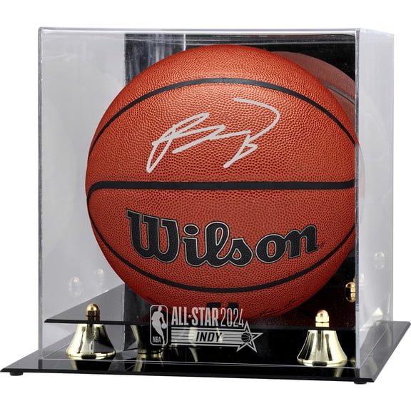 Paolo Banchero Orlando Magic Autographed Wilson Indoor/Outdoor Basketball with Golden Classic 2024 NBA All-Star Game Logo Display Case - Fanatics Authentic Certified