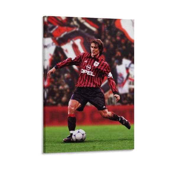 Paolo Maldini Poster Canvas Poster Artworks Picture Print Poster Picture Print Wall Art Poster Painting Canvas Posters Artworks Gift Room Aesthetic 16x24inch(40x60cm)