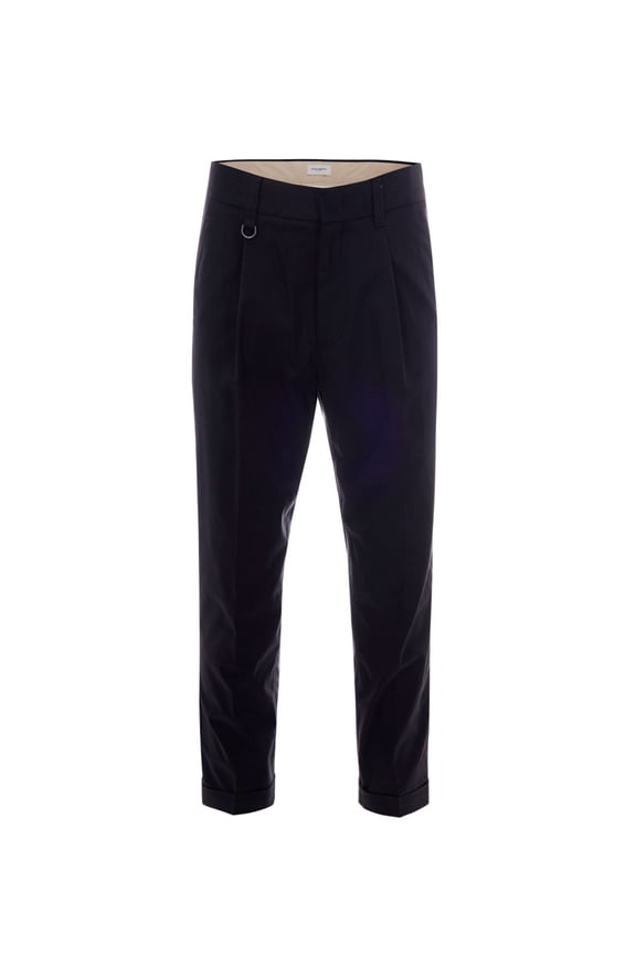 Straight-Leg Chino Pants With Cuffed Hems And Refined Accents (Men's)