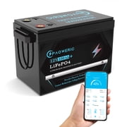 Paoweric 12V 330Ah LiFePO4 Lithium Battery with Smart 200A BMS, Compact Lithium Iron Phosphate Battery for Solar, RV, Home Energy Storage