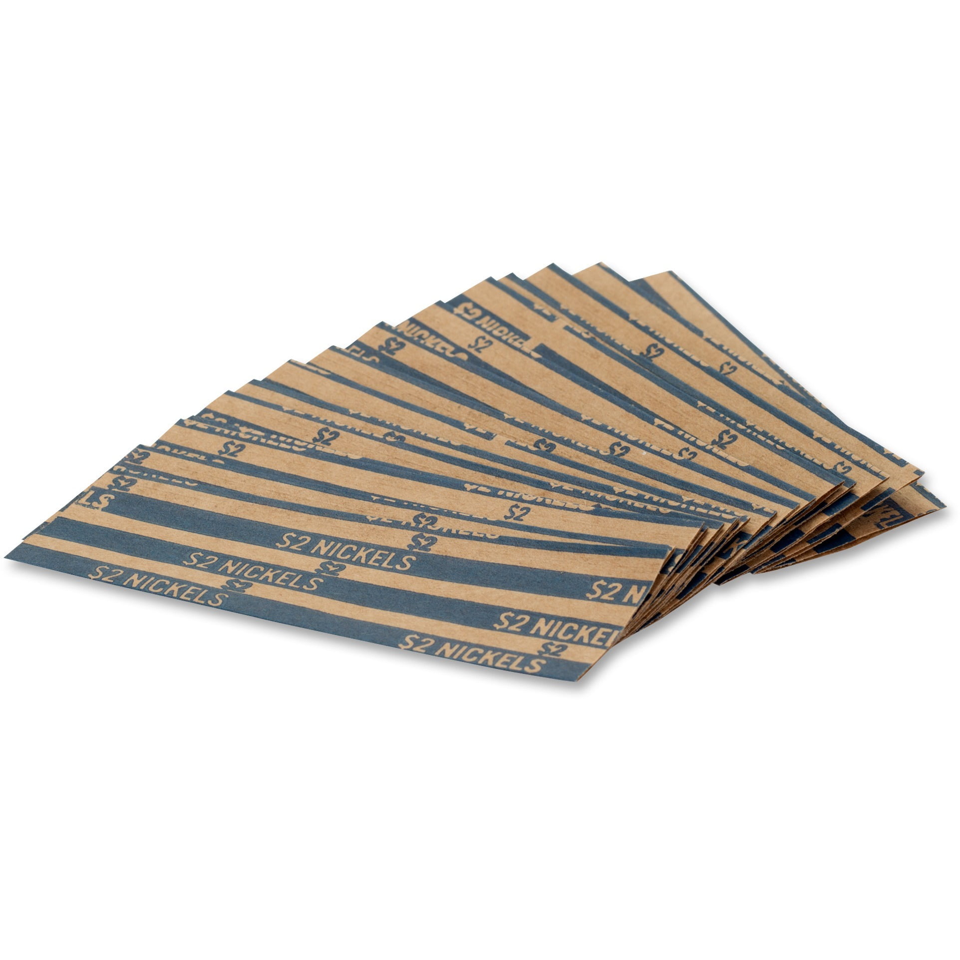 Pap-R Products, PQP30005, Flat Coin Wrappers, 1000 Per Box, Blue