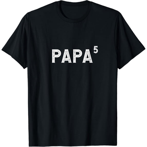 Papa 5 For Grandpa With 5 Grand T-Shirt