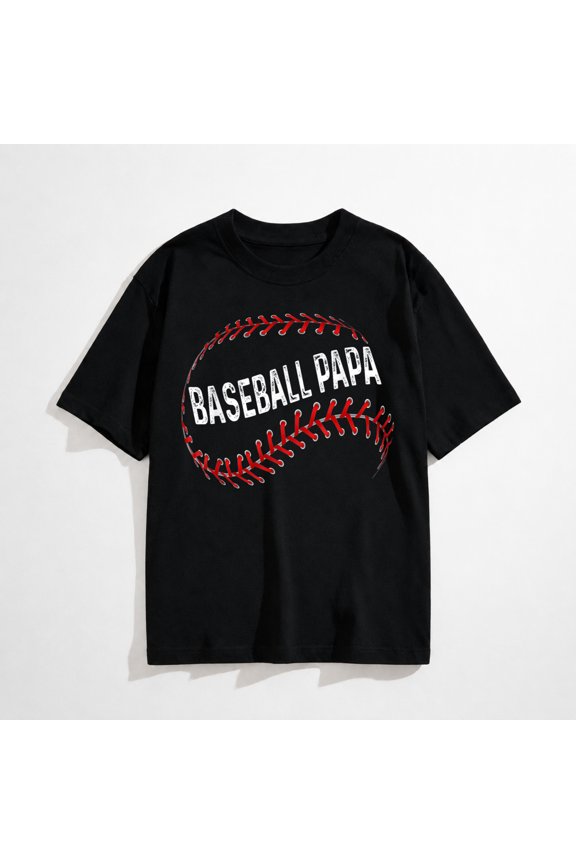 Papa Baseball Tee Grandson Funny Idea for Grandpa T-Shirt