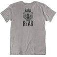 thumbnail image 1 of Papa Bear. Cool Printed T-Shirt for Father, Uncle, Grandpa, Husband & Men Athletic Heather, 1 of 7