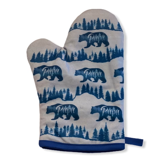 Papa Bear Funny Fathers Day Cooking Forest Graphic Novelty Kitchen Accessories