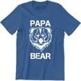 thumbnail image 1 of Papa Bear Funny for Dads Father's Day Gift Idea Men's T-Shirt, 1 of 4