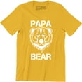 thumbnail image 1 of Papa Bear Funny for Dads Father's Day Gift Idea Men's T-Shirt, 1 of 4