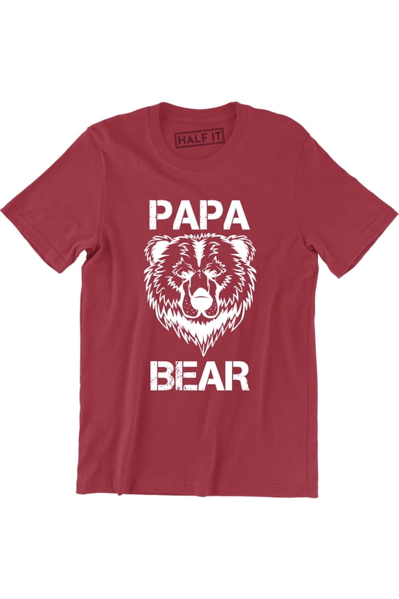Papa Bear Funny for Dads Father's Day Gift Idea Men's T-Shirt