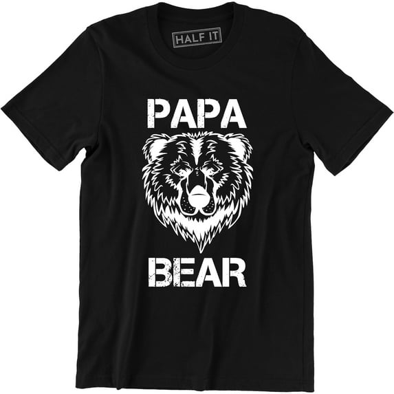Papa Bear Funny for Dads Father's Day Gift Idea Men's T-Shirt