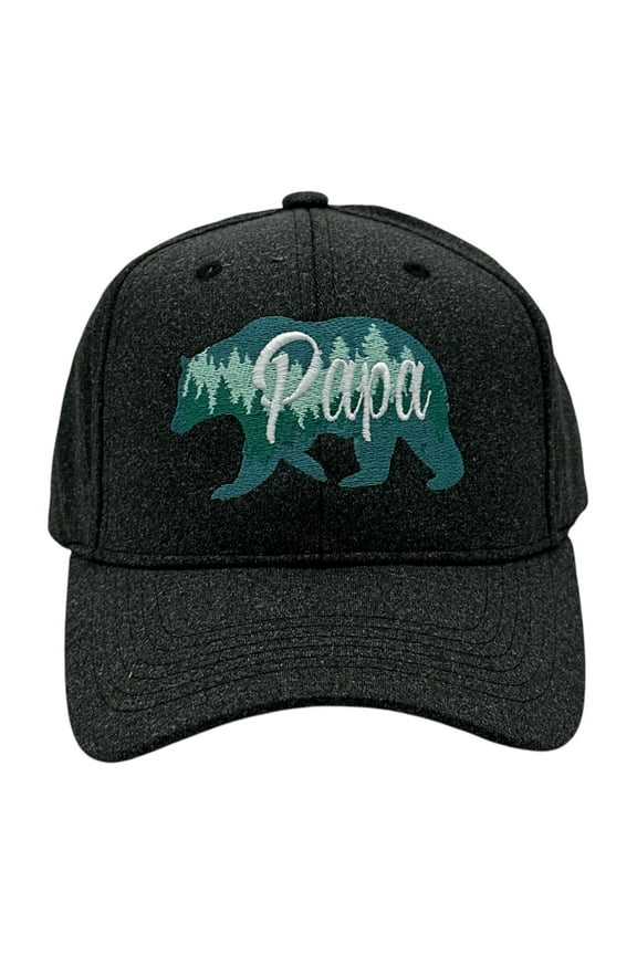 Papa Bear Hat Funny Fathers Day Gift Graphic Cap