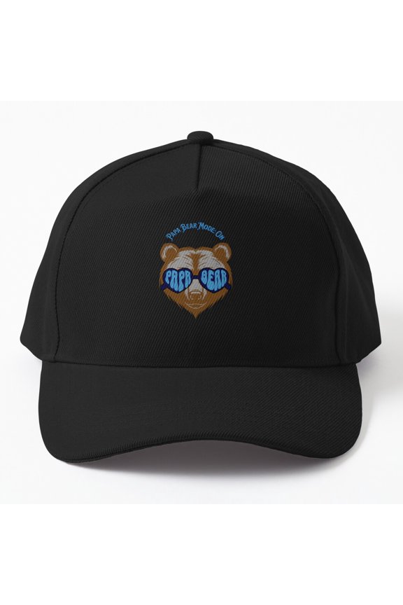 Papa Bear Mode On Baseball Cap, Father Family Role Statement Design, Classic Hat