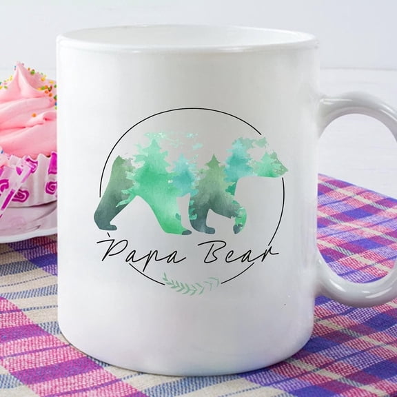 Papa Bear Mug 11oz 15oz Coffee Cup