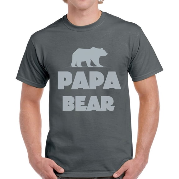 Papa Bear Shirt - Graphic Tees for Men - Father's Day Gifts Dad Tshirt