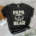 thumbnail image 1 of Papa Bear Sunglasses T-Shirt, Black Vintage Tee for Cool Dads, 1 of 6