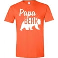 thumbnail image 1 of Papa Bear T-Shirt Mens Tee Gift for Dad and Fathers Day Orange, 1 of 5