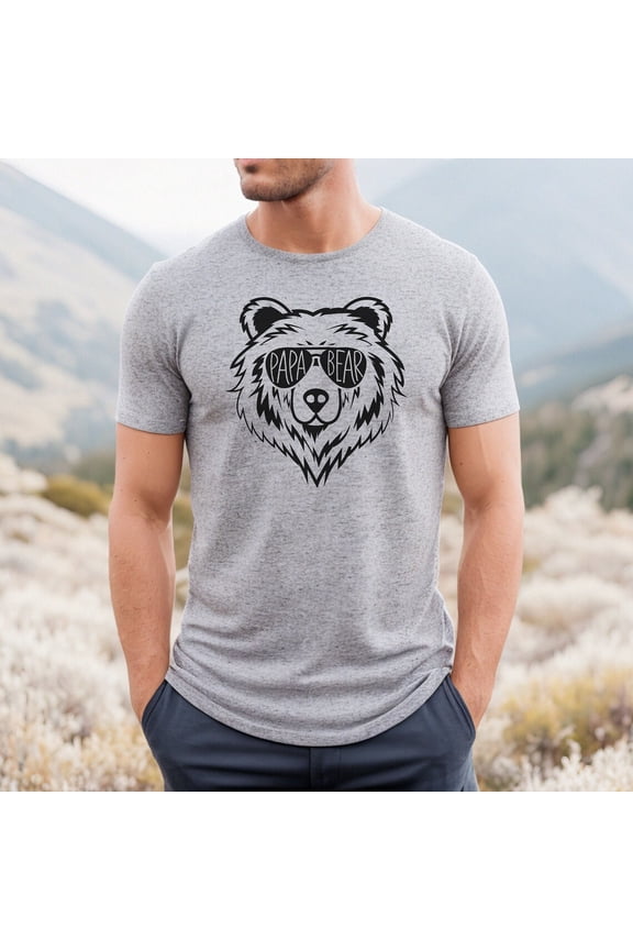 Papa Bear t shirt, Papa bear with sunglasses shirt, cool papa bear shirt, best papa ever, father's day gift for papa bear, papa shirts