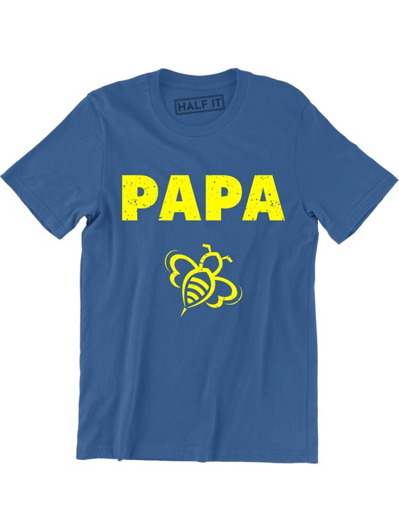 Papa Bee Funny Dad Bees Lover Fathers Day Daddy Men's T-Shirt