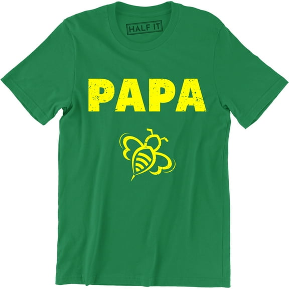 Papa Bee Funny Dad Bees Lover Fathers Day Daddy Men's T-Shirt