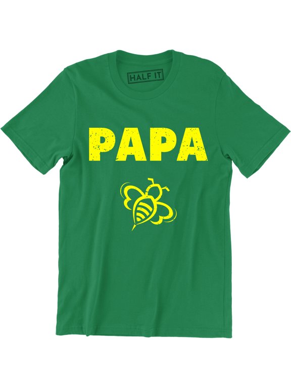Papa Bee Funny Dad Bees Lover Fathers Day Daddy Men's T-Shirt