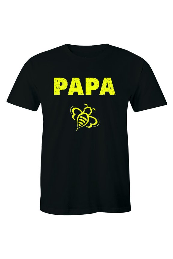 Papa Bee Shirt Dad Bees Lover Tee Daddy Men'S T-Shirt All Size S-5Xl