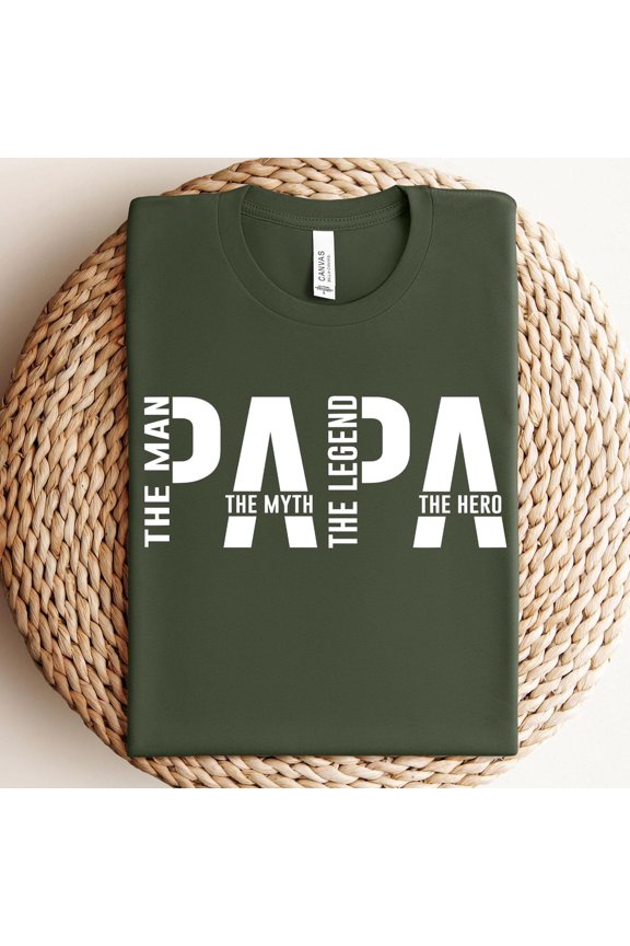 Papa Birthday The Man Myth Legend Can Fix It Tool Box Gift T-shirt