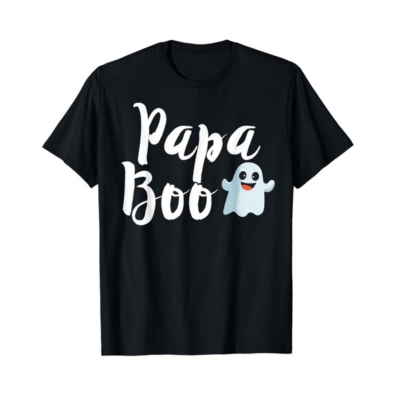 Papa Boo Halloween Family Matching Ghost Dad Gift T-Shirt