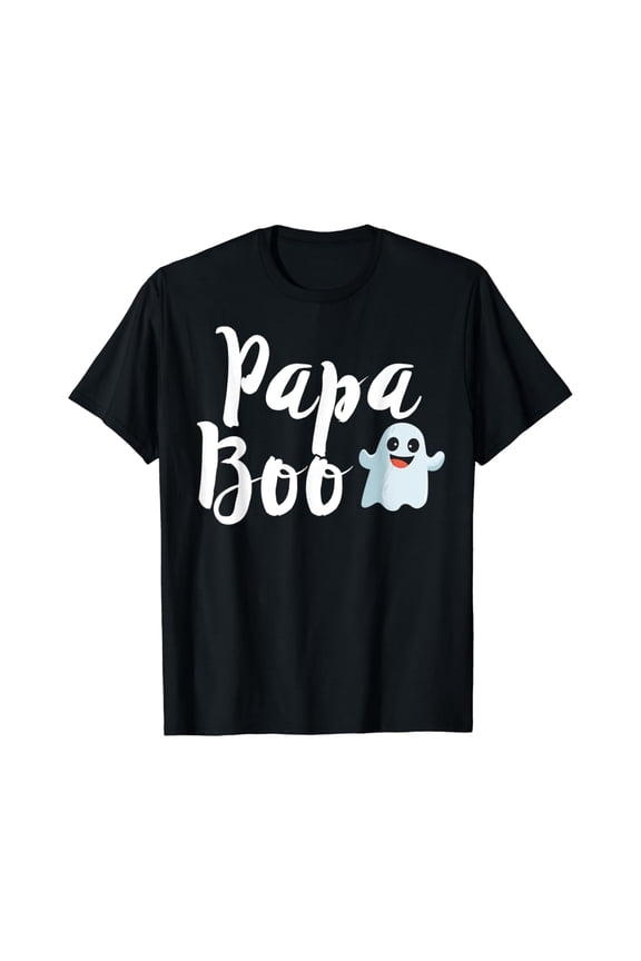 Papa Boo Halloween Family Matching Ghost Dad Gift T-Shirt