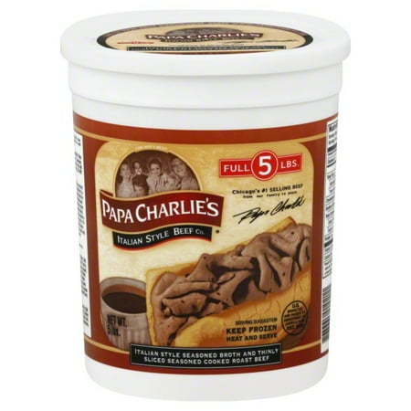 Papa Charlies Italian Beef Family Tub