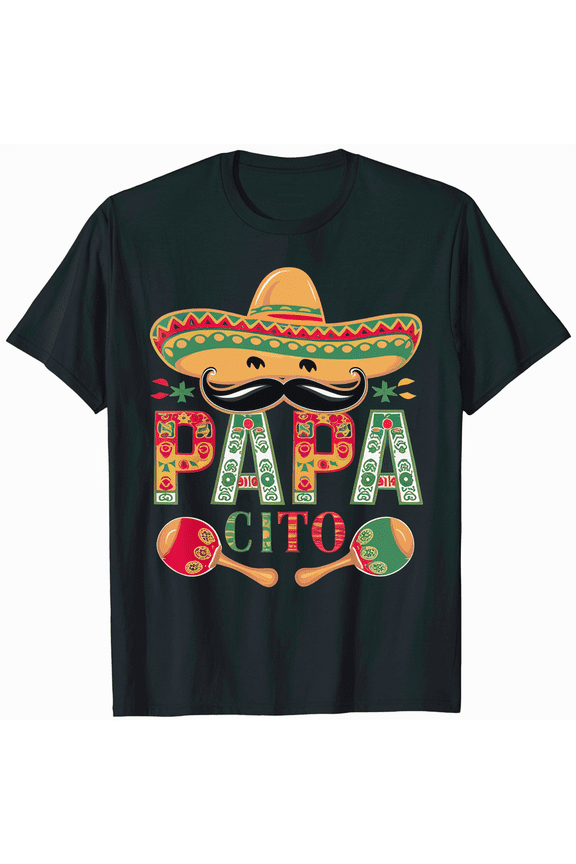 Papa Cito Sombrero Cinco De Mayo Fiesta Mexican 5 De Mayo T-Shirt