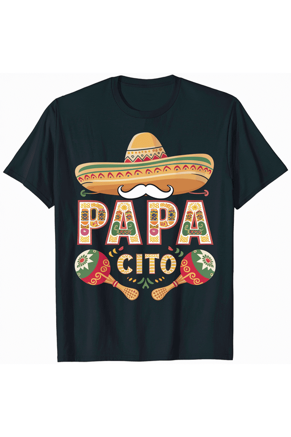 Papa Cito Sombrero Cinco De Mayo Fiesta Mexican 5 De Mayo T-Shirt