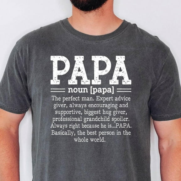 Papa Definition Shirt, Fathers Day Gift, Papa Shirt, Grandpa Shirt For Dad, Father Gift, Shirt For Papa, Grandpa Gifts, Daddy Shirt