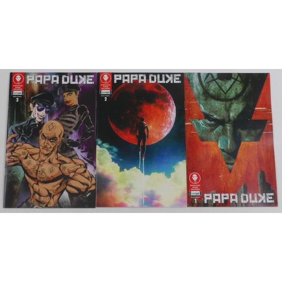 Papa Duke #1-3 VF/NM complete series Execution Posse Holdings (Cover C Variants) ; Keenspot (C)