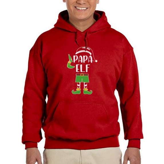 Papa Elf Hoodie Men -GoatDeals Designs, Male Medium