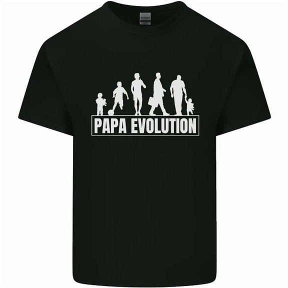 Papa Evolution Fathers Day T-Shirt