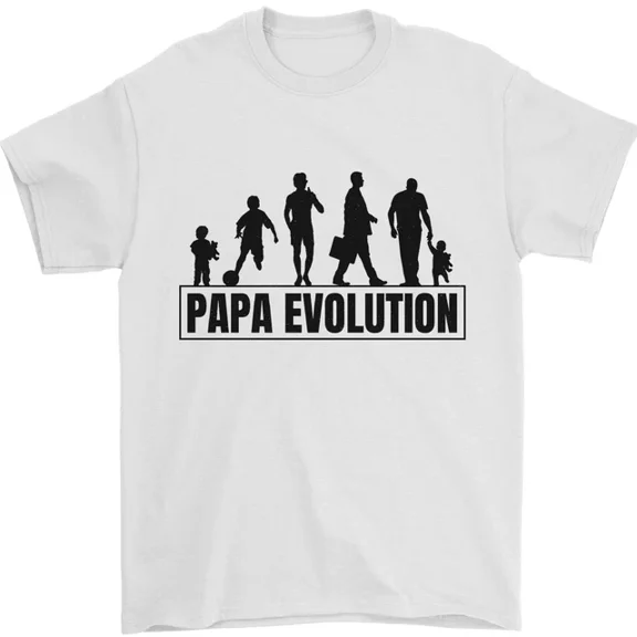 Papa Evolution Fathers Day T-Shirt