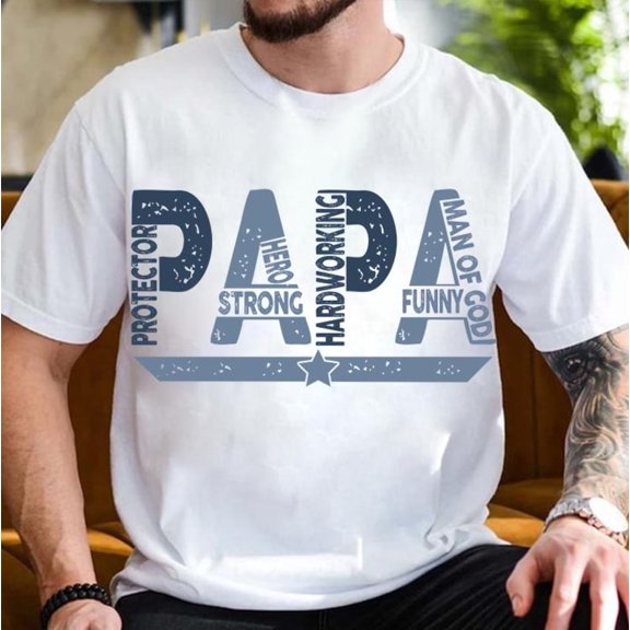 Papa Funny Shirt, Man of God Shirt, Papa Hero Shirt, Dad Life Papa Shirt, Funny Shirt, Papa Shirt, Father's Day Shirt, Popular Father's Day Shirt