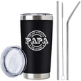 thumbnail image 1 of Papa Gifts - 20oz Travel Tumbler Mug for Papa - Papa Gifts From Grandchildren, Granddaughter, Grandson - Papa Birthday Gift Ideas - Father''s Day Gifts, Christmas for Grandpa, 1 of 6