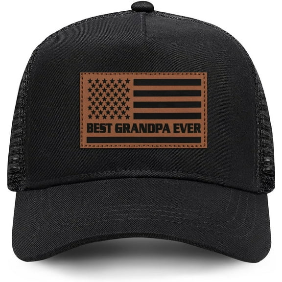 Papa Gifts from Grandkids American Flag Hat for Grandpa