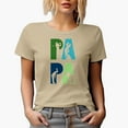 thumbnail image 1 of Papa Golf Player, Golfing or Golfer Themed Merch Gift, Tan T-Shirt, XL, 1 of 5