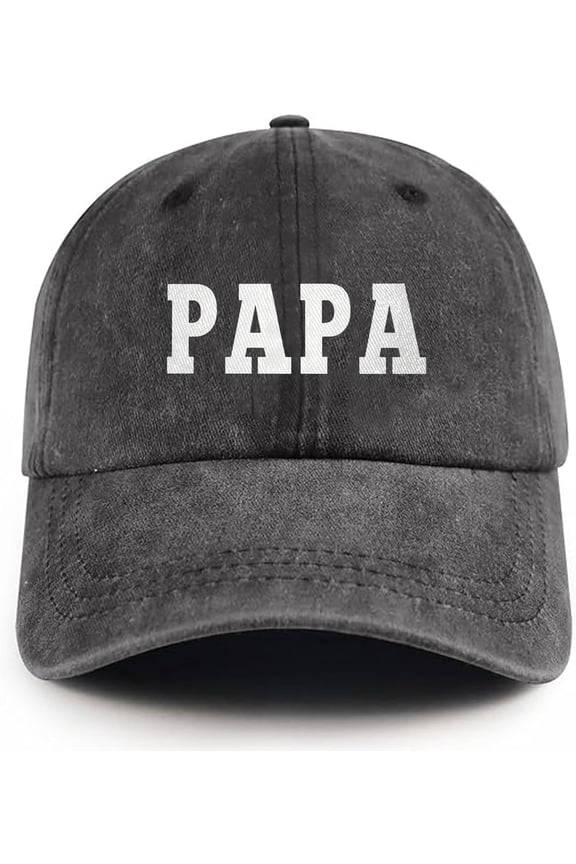 Papa Hat Adjustable Vintage Washed Cotton Dad Baseball Cap Gifts for Men Grandpa Dad Husband