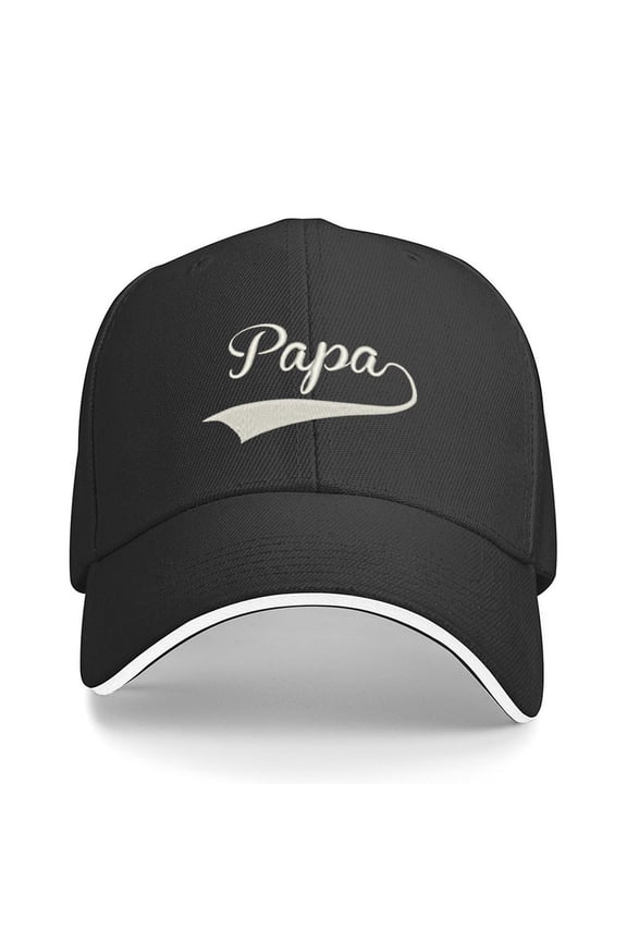 Papa Hat, Dad Hat Print Baseball Cap Adjustable Strap for Running Workouts and Outdoor Activities All Seasons,Made In USA,Adult One Size Fits All