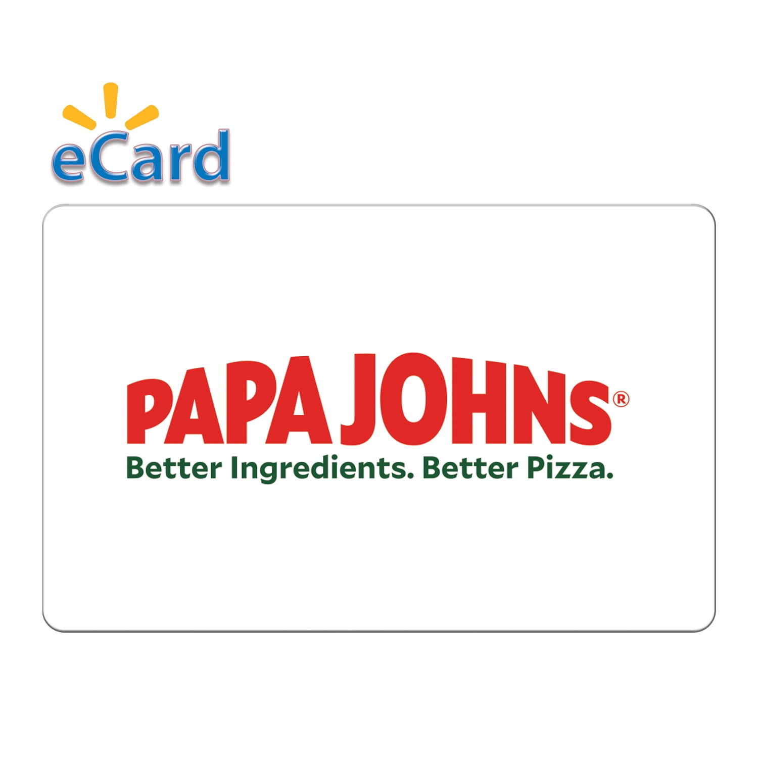 Free Shipping! Papa John's $50 eGift Card - Walmart.com