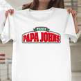 thumbnail image 1 of Papa Johns Restaurant Fast Food Brand Unisex T-Shirt, up to size 3XL., 1 of 2