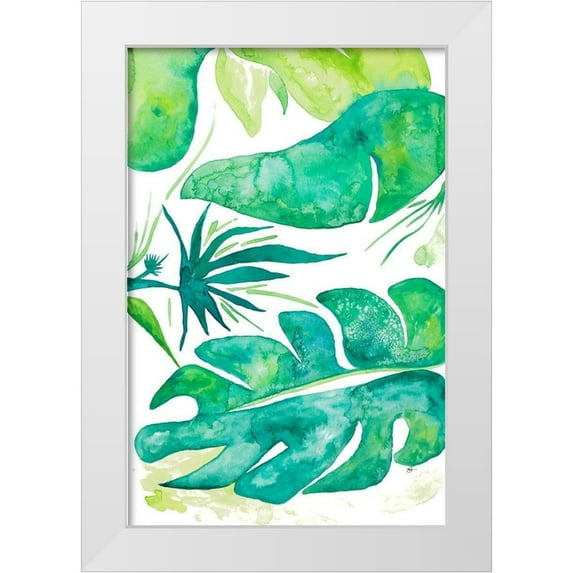 Papa, Kat 11x14 White Modern Wood Framed Museum Art Print Titled - Plant Party II