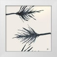 thumbnail image 1 of Papa, Kat 12x12 White Modern Wood Framed Museum Art Print Titled - Blue Serenity Leaves, 1 of 4