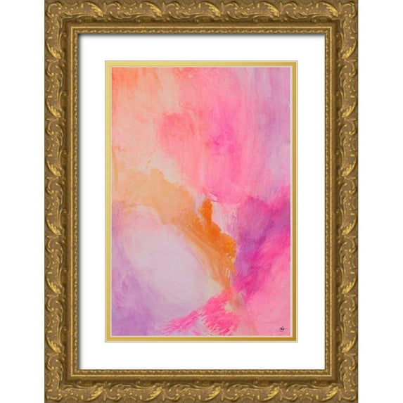 Papa, Kat 23x32 Gold Ornate Wood Framed with Double Matting Museum Art Print Titled - Contempo III