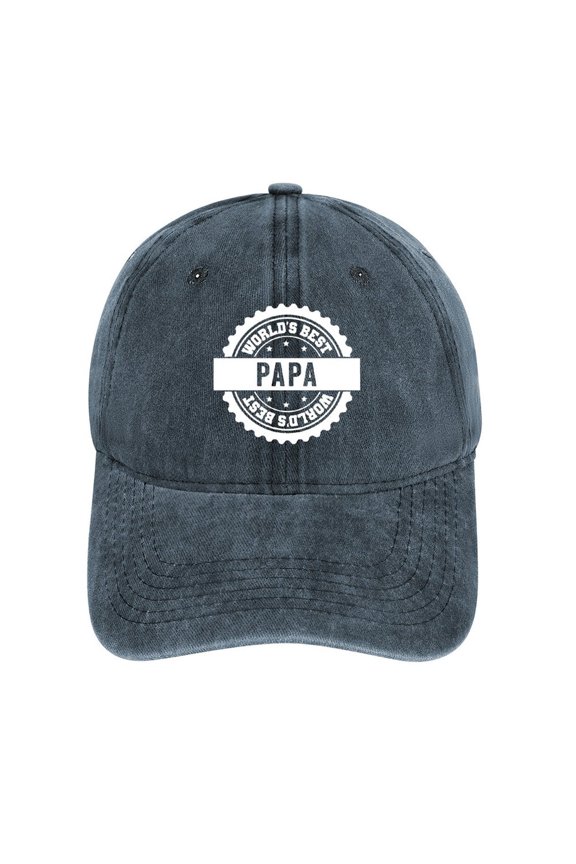 Papa Navy Baseball Cap for Men Women, Adjustable Snapback Hats Cotton Hat